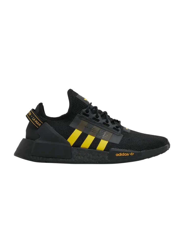 Кроссовки adidas NMD_R1 V2 'Black Solar Gold' — изображение 1 из 9, черный/золотистый/черный