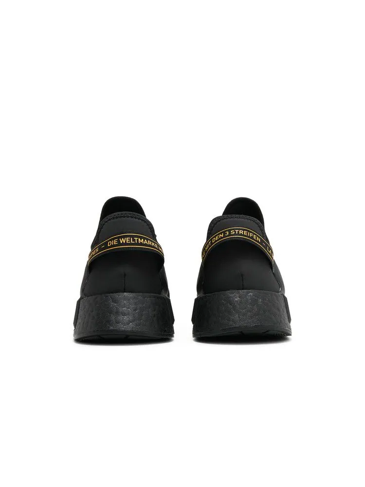 Кроссовки adidas NMD_R1 V2 'Black Solar Gold' — изображение 7 из 9, черный/золотистый/черный