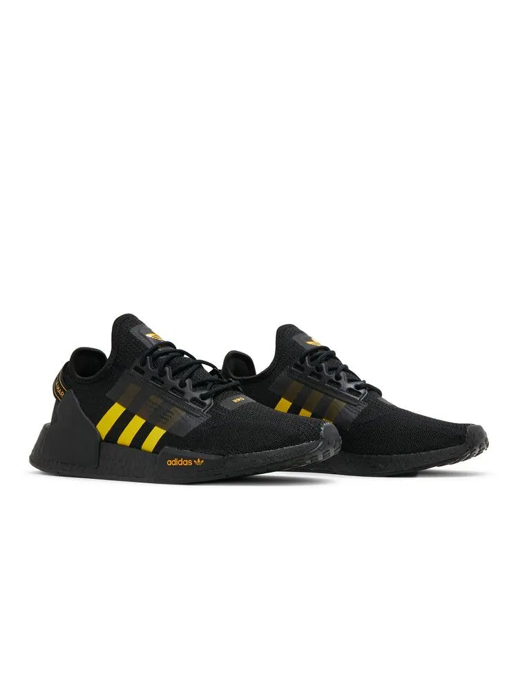 Кроссовки adidas NMD_R1 V2 'Black Solar Gold' — изображение 9 из 9, черный/золотистый/черный