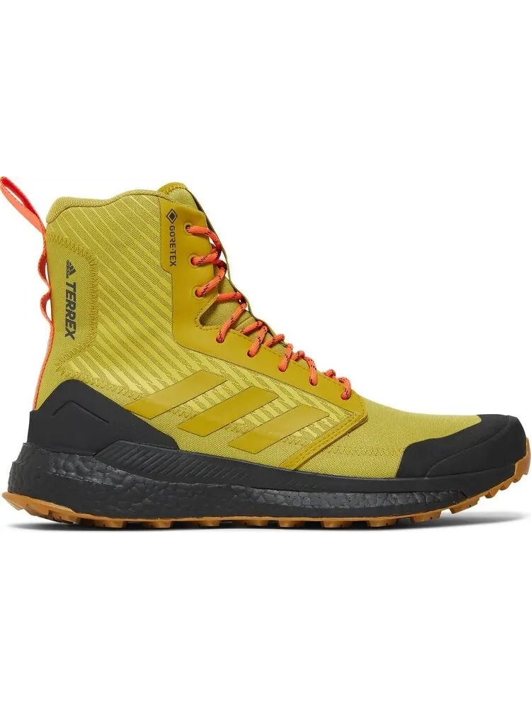 Ботинки Adidas Terrex Free Hiker XPL GORE-TEX 'Pulse Olive Gum' — изображение 1 из 8, зеленый