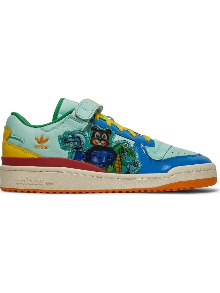 Кроссовки Adidas Kerwin Frost x Forum Low 'Benchmates' — изображение 1 из 8, зеленый
