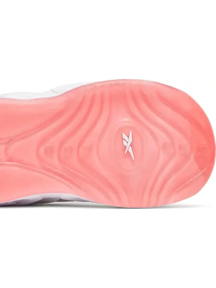 Кроссовки question mid toddler 'pink toe' Reebok — изображение 5 из 8, белый