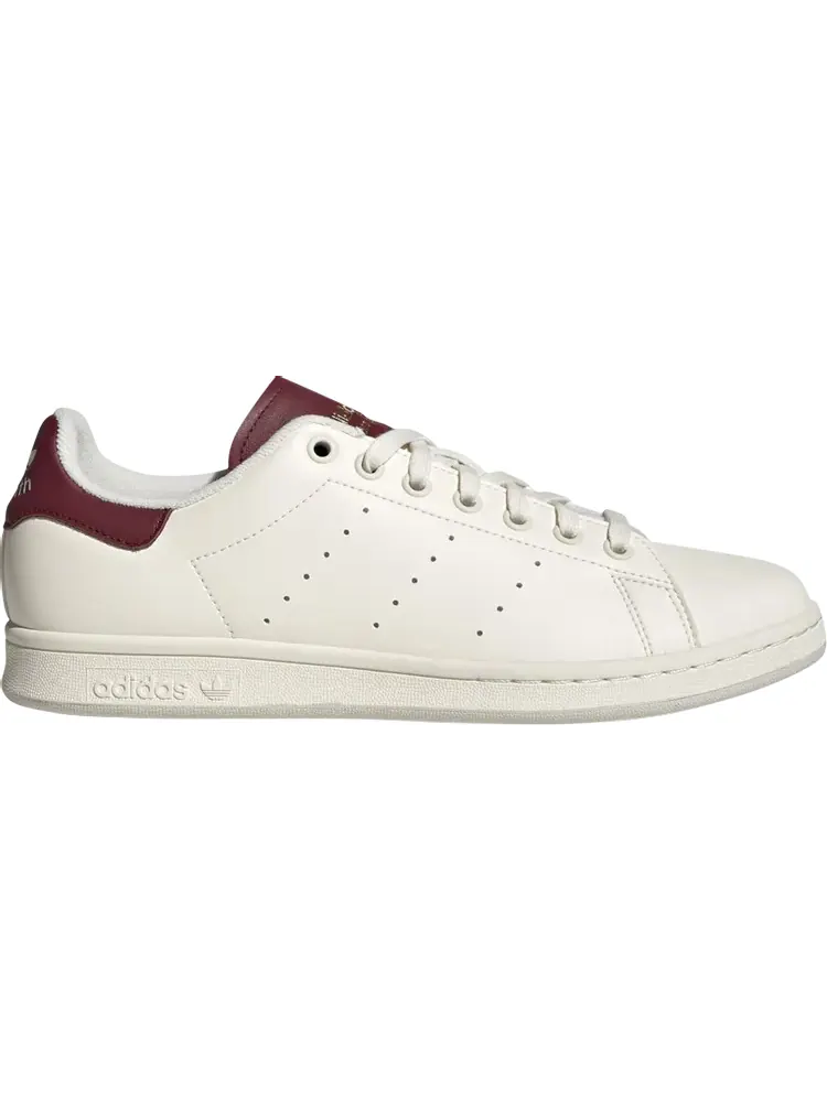 Кроссовки Adidas Stan Smith 'Off White Collegiate Burgundy' — изображение 1 из 1, бежевый
