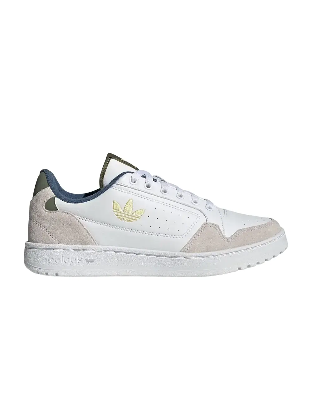 Кроссовки Adidas Wmns NY 90 W — изображение 1 из 1, белый/желтый/оливковый