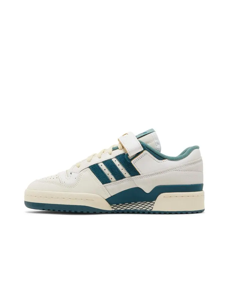 Кроссовки adidas Forum 84 Low 'White Wild Teal' — изображение 4 из 9, белый//кремовый белый