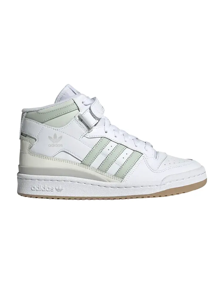 Кроссовки Adidas Wmns Forum Mid высокие с логотипом — изображение 1 из 1, зеленый