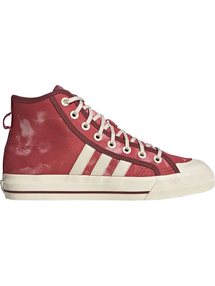 Кроссовки Adidas Nizza Hi RF 'Bleached - Crew Red Wonder White' — изображение 1 из 1, красный