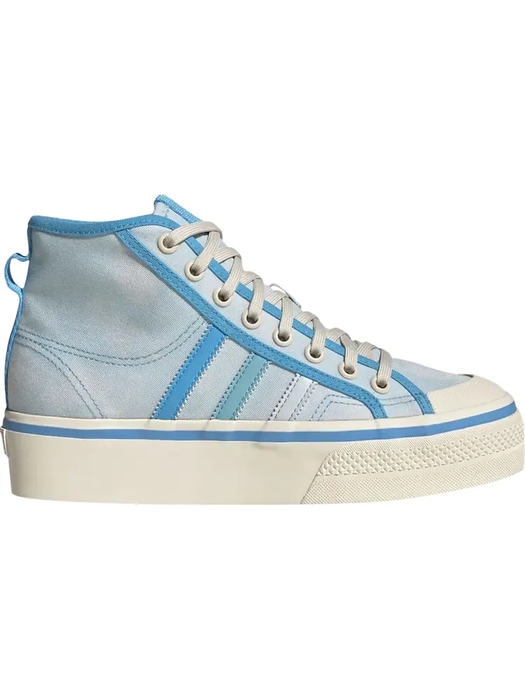 Кроссовки Adidas Wmns Nizza Platform Mid 'Almost Blue Pantone' — изображение 1 из 1, синий