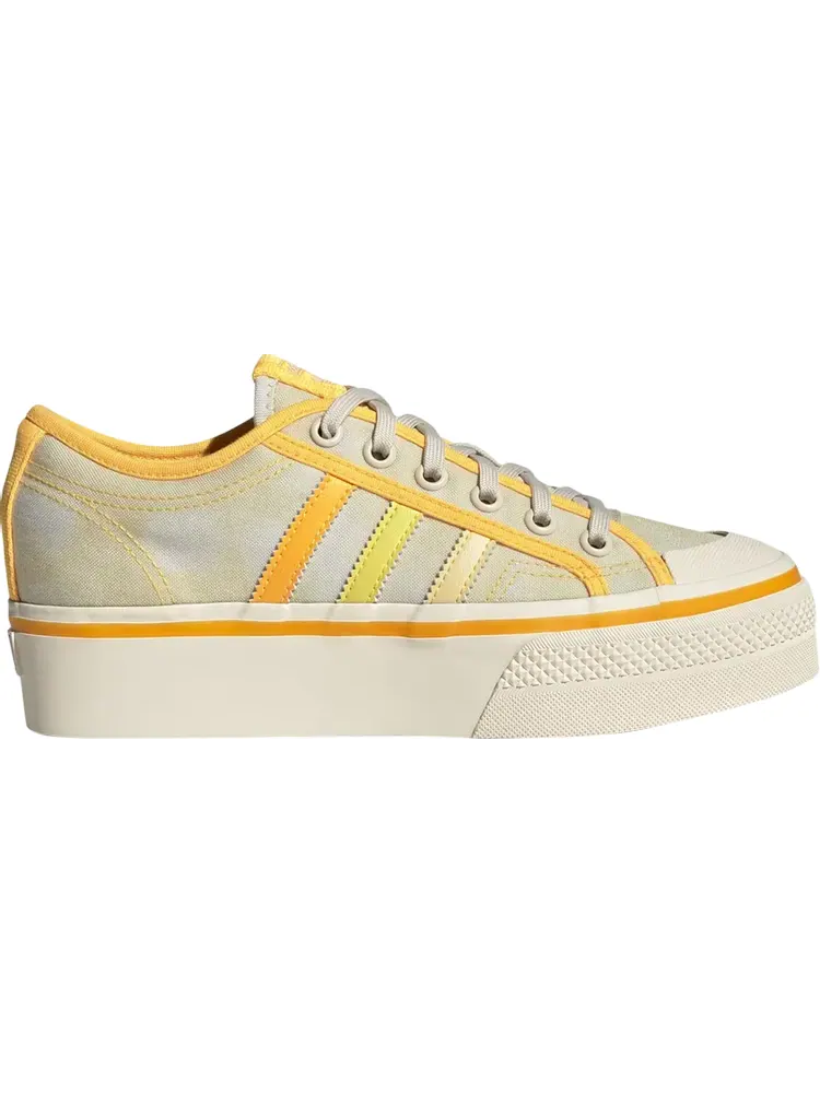 Кроссовки Adidas Wmns Nizza Platform 'Almost Yellow Orange Tint' — изображение 1 из 1, желтый