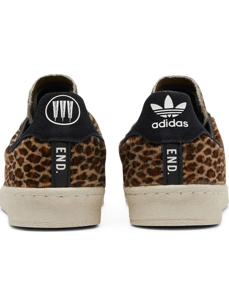 Кроссовки Adidas END. x Neighborhood x Campus 80s 'Leopard' — изображение 6 из 8, черный
