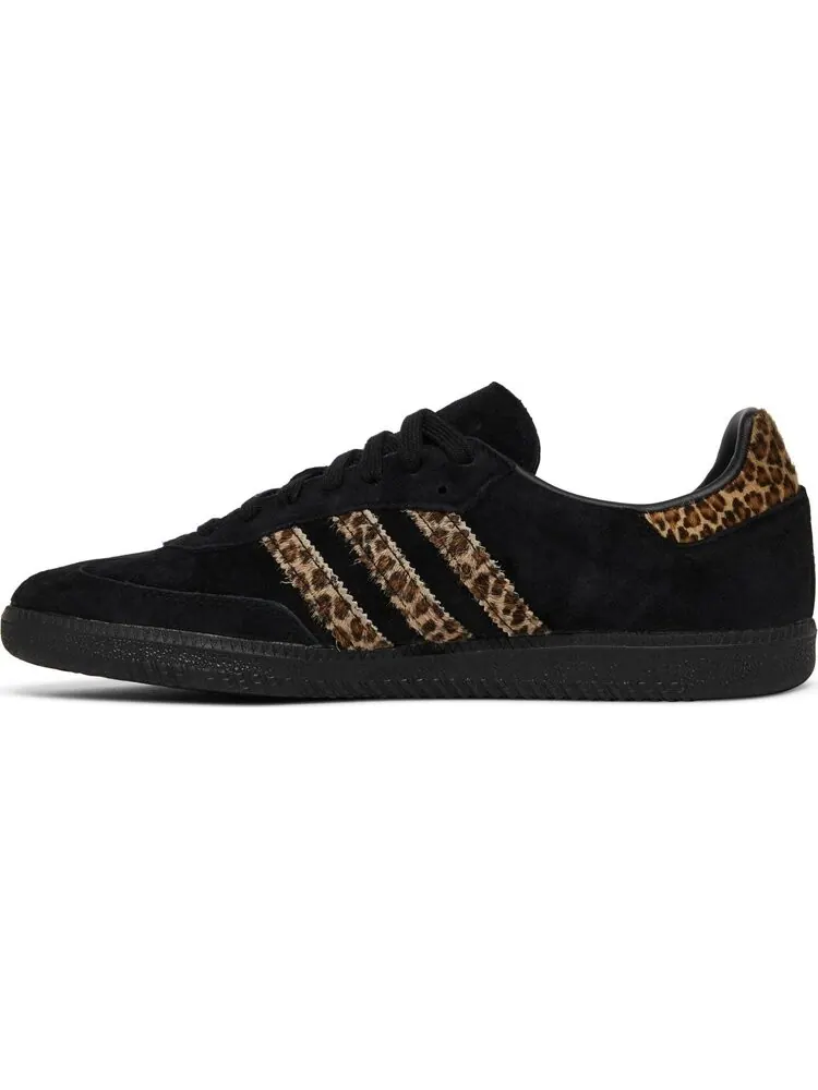Кроссовки Adidas END. x Neighborhood x Samba 'Black Leopard' — изображение 3 из 8, черный