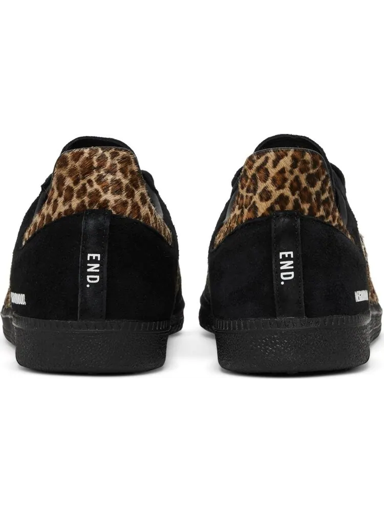 Кроссовки Adidas END. x Neighborhood x Samba 'Black Leopard' — изображение 6 из 8, черный
