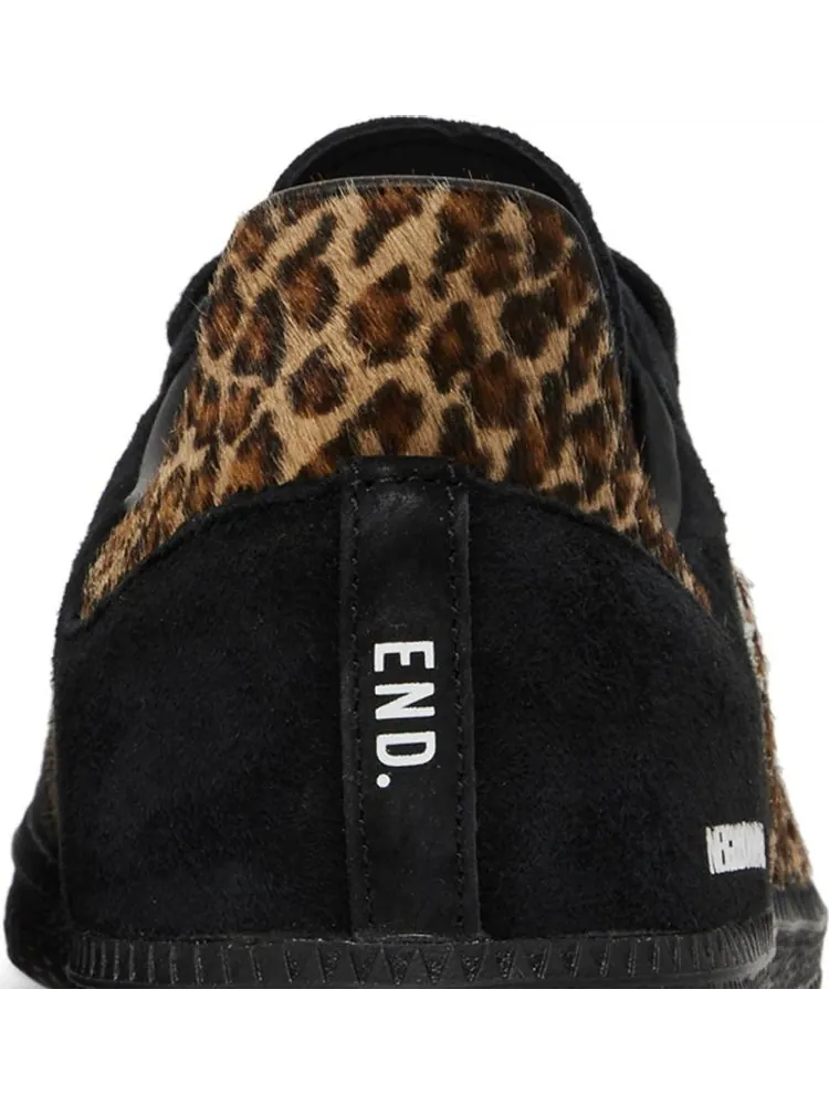 Кроссовки Adidas END. x Neighborhood x Samba 'Black Leopard' — изображение 7 из 8, черный