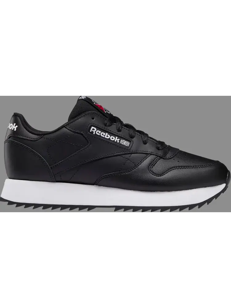 Кроссовки wmns classic leather ripple 'black white' Reebok — изображение 1 из 1, черный