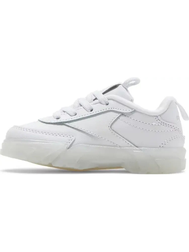Кроссовки cardi b x club c toddler 'triple white' Reebok — изображение 3 из 8, белый