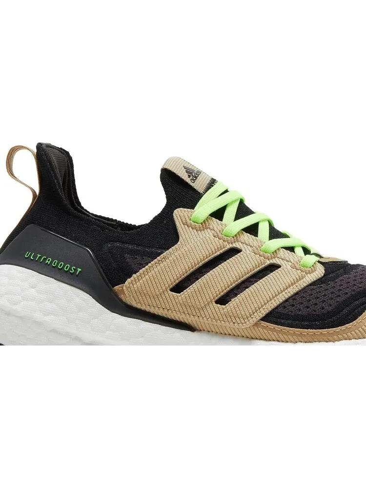 Кроссовки Adidas UltraBoost 21 'Black Beige Tone' — изображение 2 из 8, черный