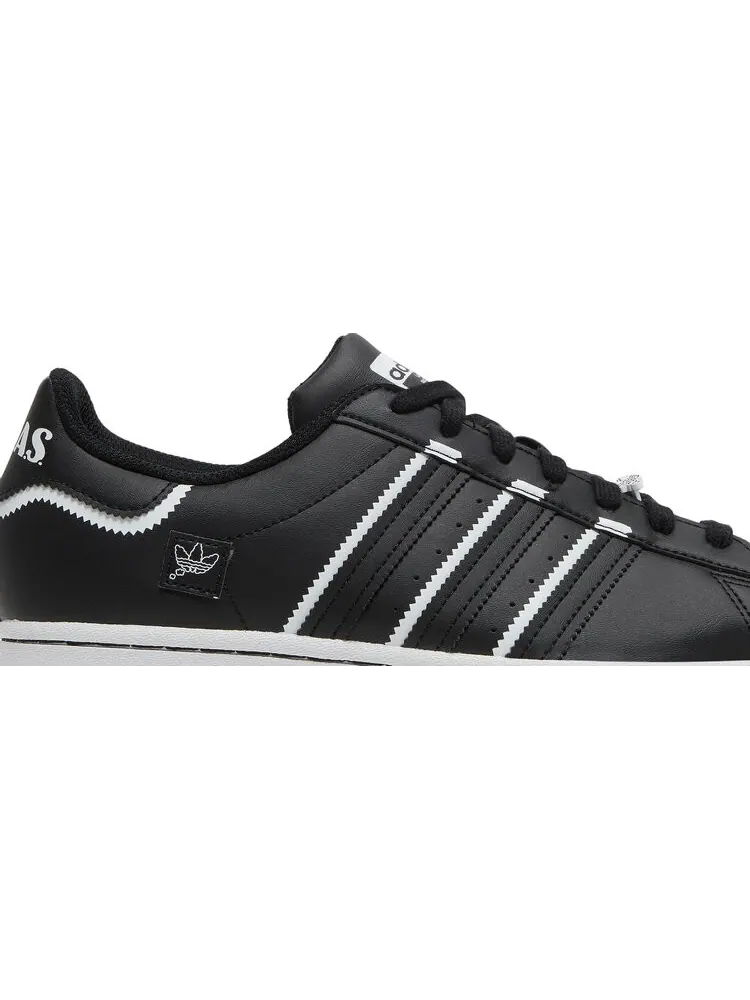 Мужские кроссовки Adidas Superstar — изображение 2 из 8, черный/белый