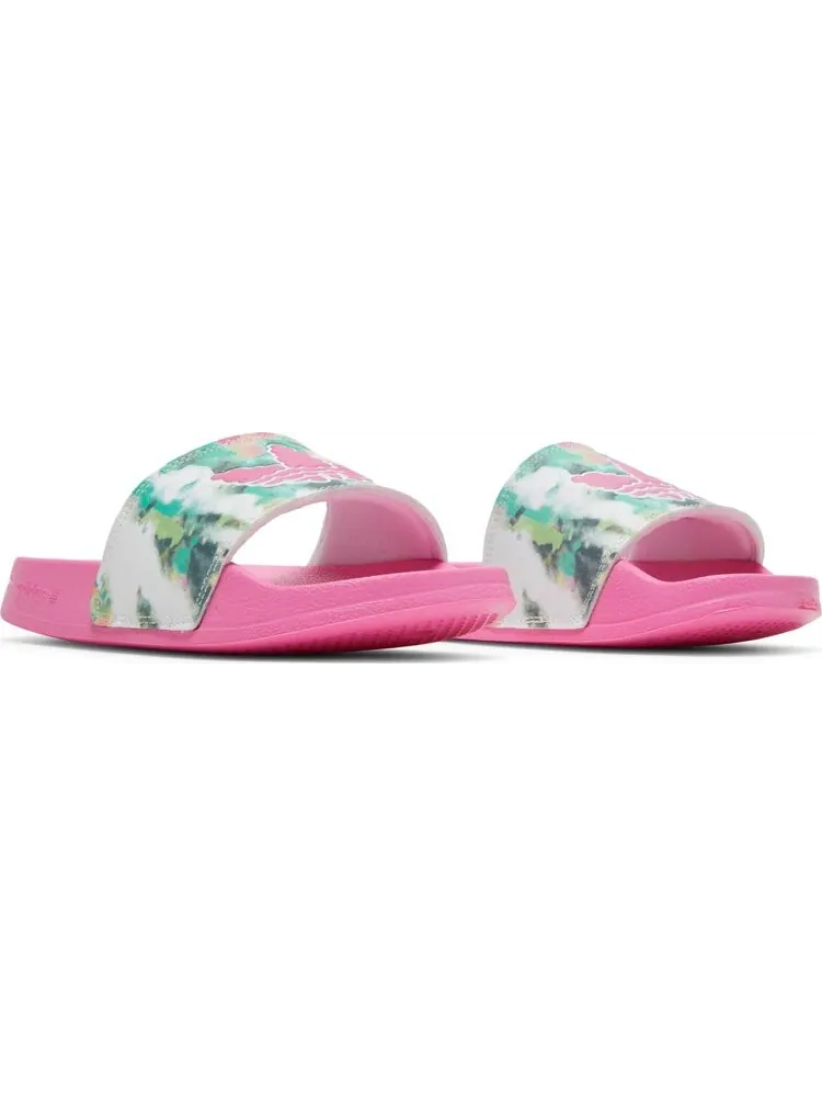 Сандалии Adidas Adilette Lite Slide J 'Watercolor' — изображение 8 из 8, розовый