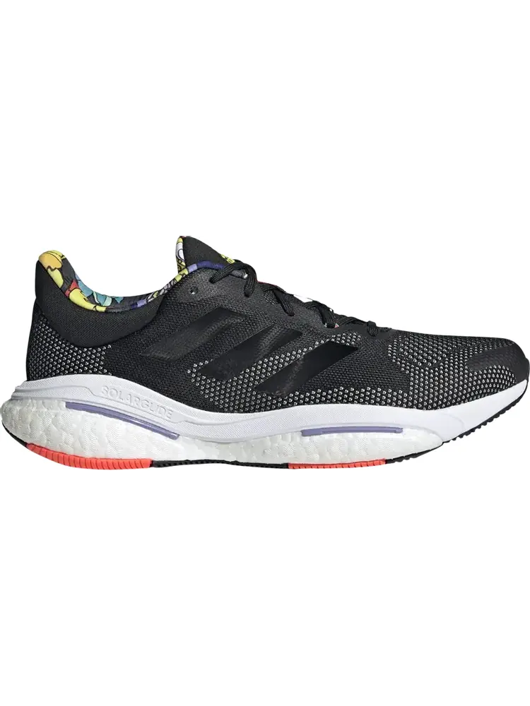 Кроссовки Adidas SolarGlide 5 'Black Floral' — изображение 1 из 1, черный