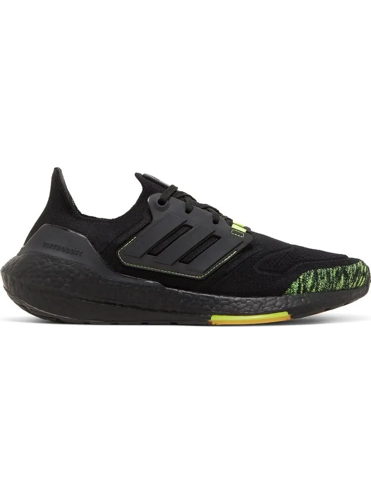 Кроссовки Adidas UltraBoost 22 'Black Solar Yellow' — изображение 1 из 8, черный