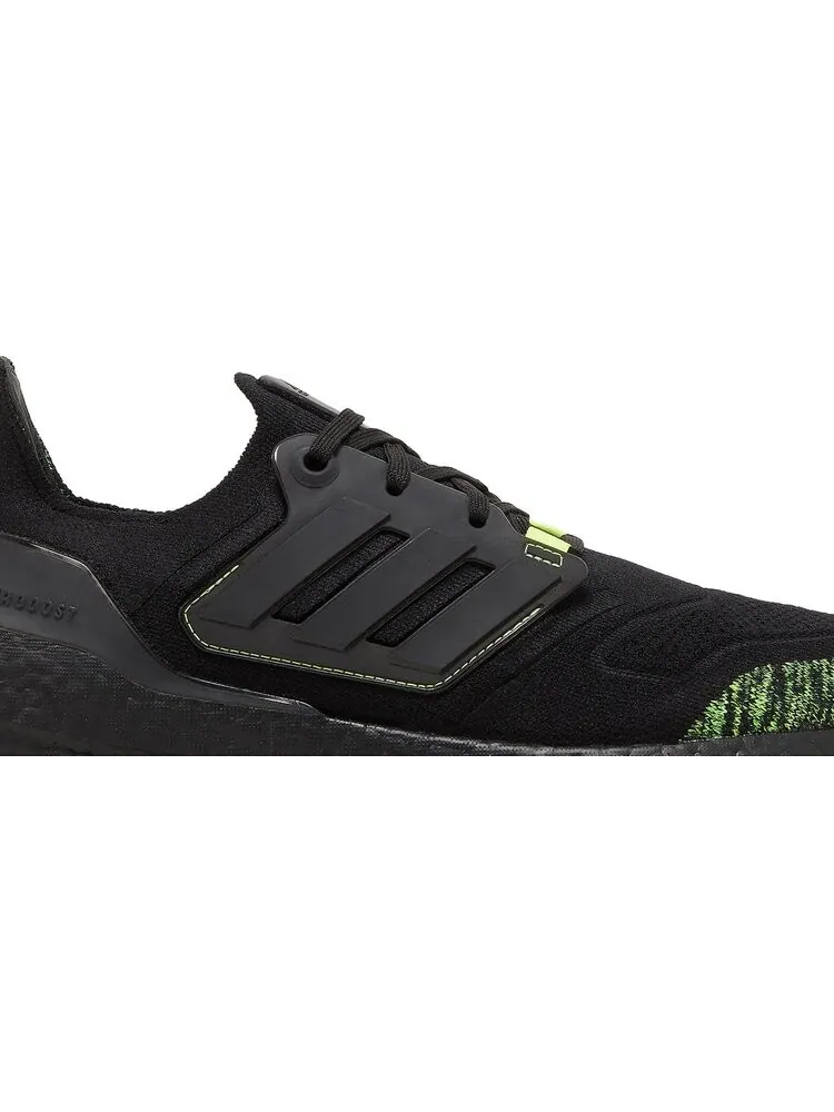 Кроссовки Adidas UltraBoost 22 'Black Solar Yellow' — изображение 2 из 8, черный