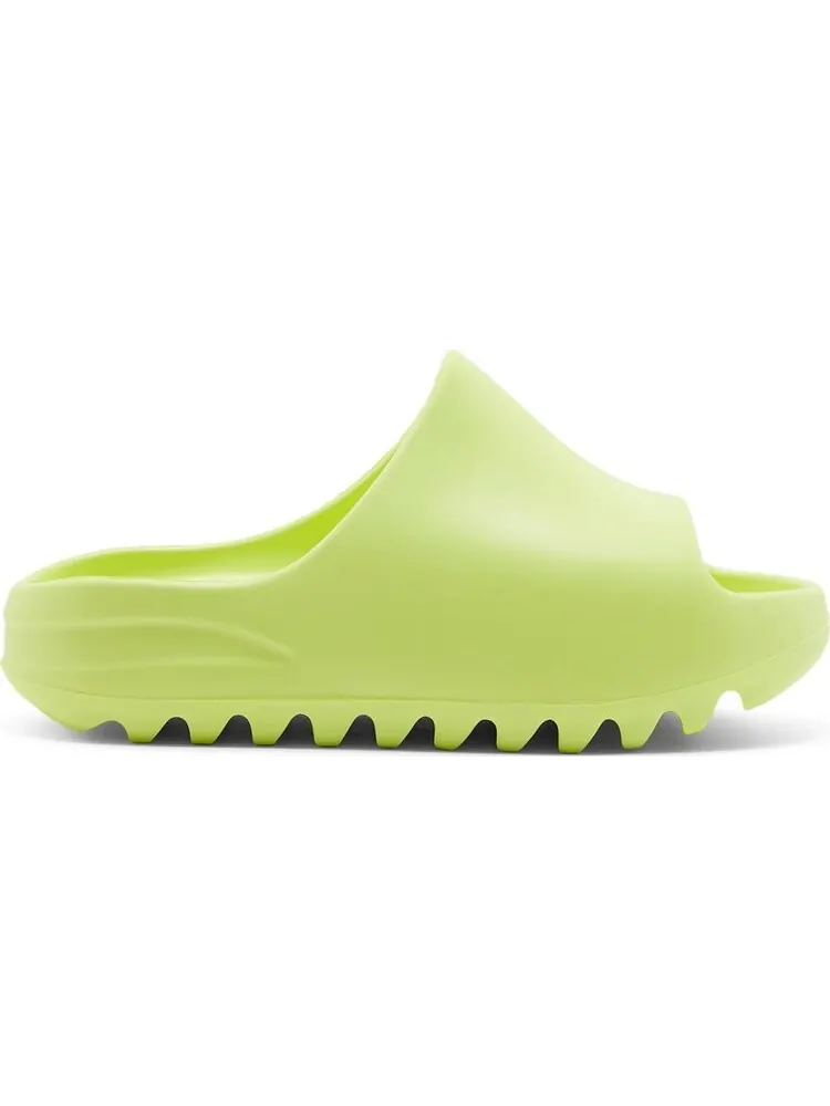 Сандалии Adidas Yeezy Slide Kids 'Glow Green' — изображение 1 из 8, зеленый