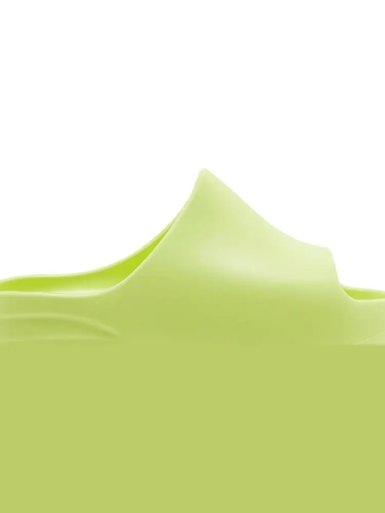 Сандалии Adidas Yeezy Slide Kids 'Glow Green' — изображение 2 из 8, зеленый