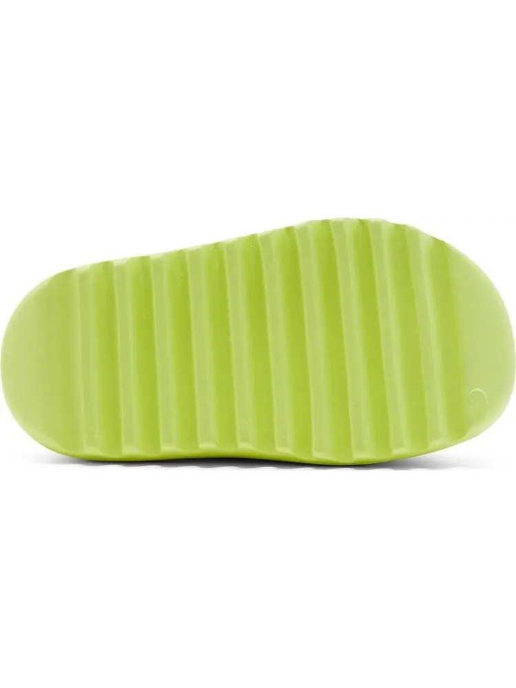 Сандалии Adidas Yeezy Slide Kids 'Glow Green' — изображение 4 из 8, зеленый