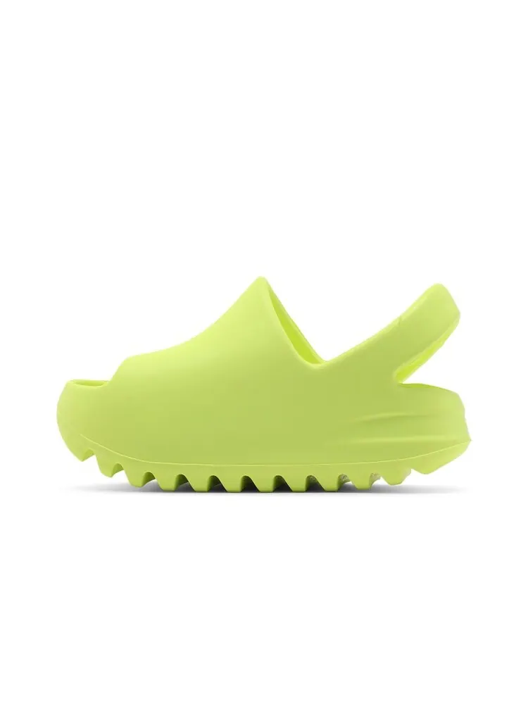 Детские шлепанцы Adidas Yeezy Slides — изображение 3 из 4, зеленый