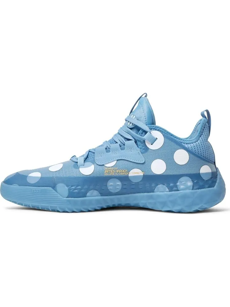Кроссовки Adidas Harden Vol. 5 Futurenatural 'Polka Dot - Team Light Blue' — изображение 3 из 8, синий