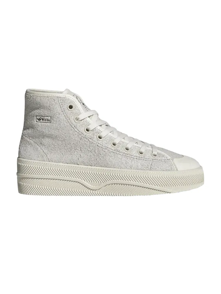 Кроссовки adidas Nizza High 'Chalk White' — изображение 1 из 1, белый/белый/белый