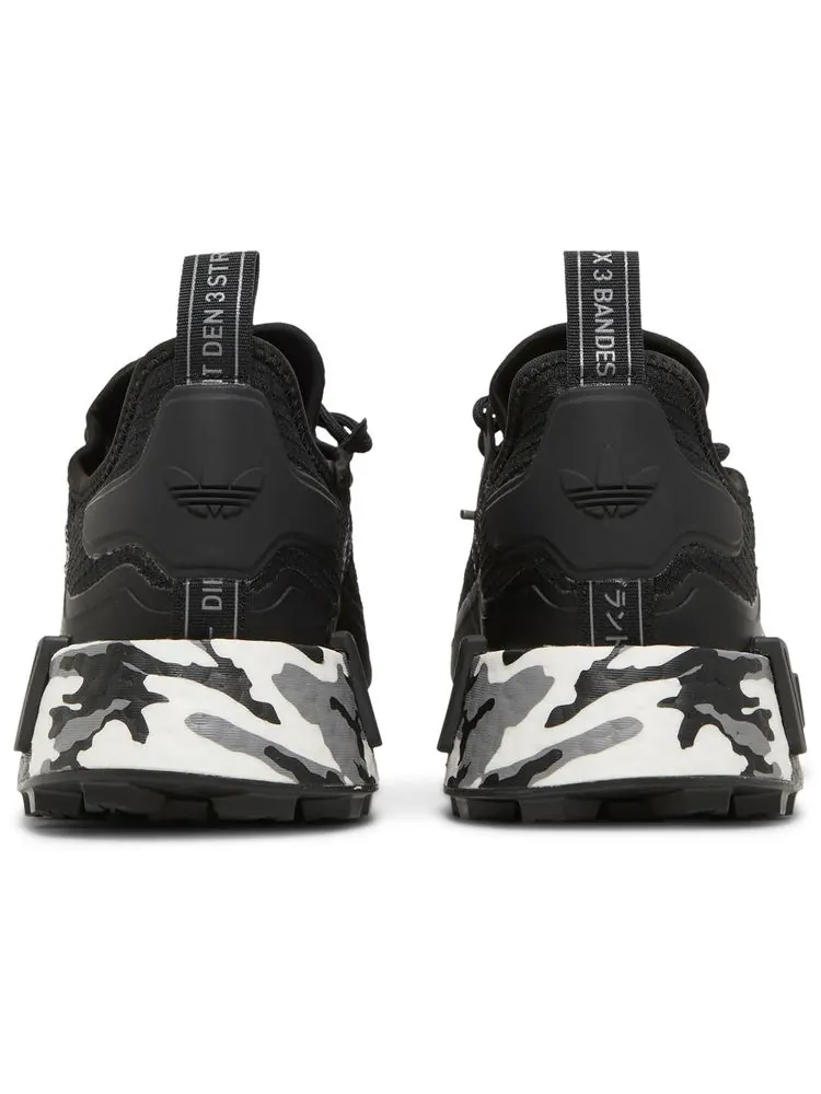 Кроссовки adidas NMD_R1 TR 'Black White Camo' — изображение 6 из 8, черный