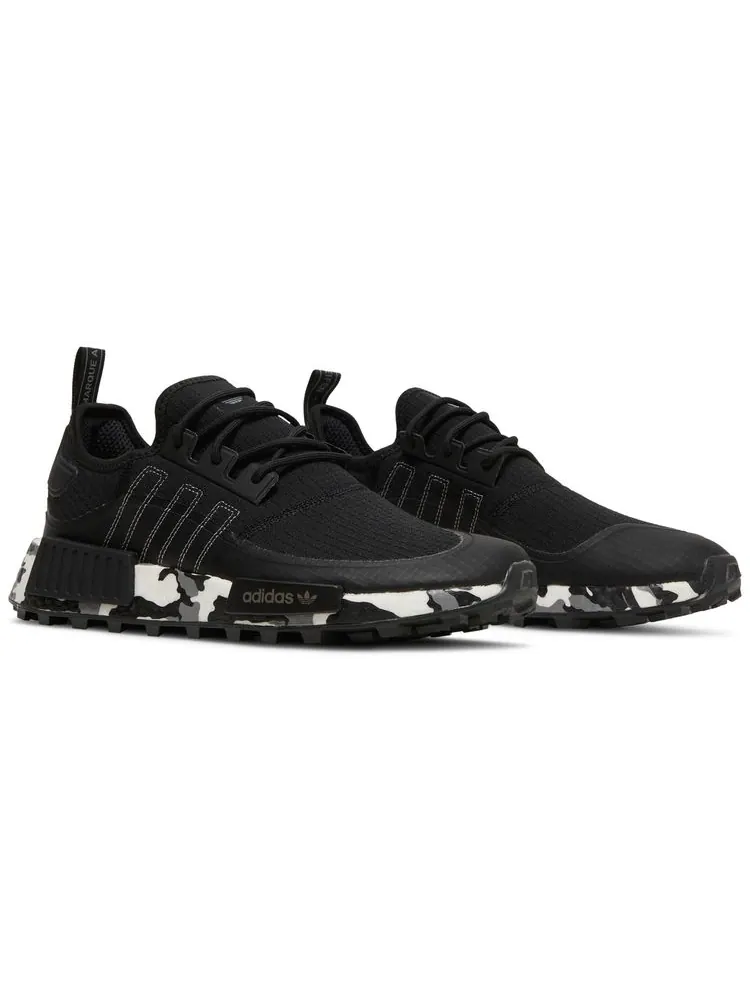 Кроссовки adidas NMD_R1 TR 'Black White Camo' — изображение 8 из 8, черный