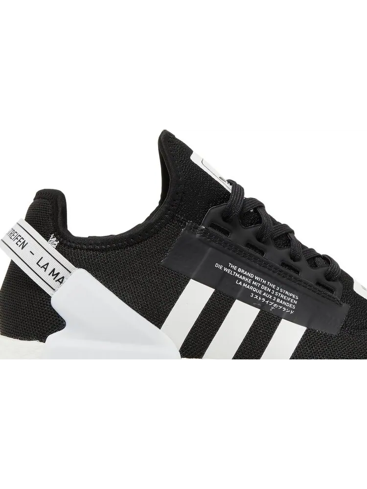 Кроссовки Adidas NMD_R1 V2 'Core Black White' — изображение 2 из 8, черный