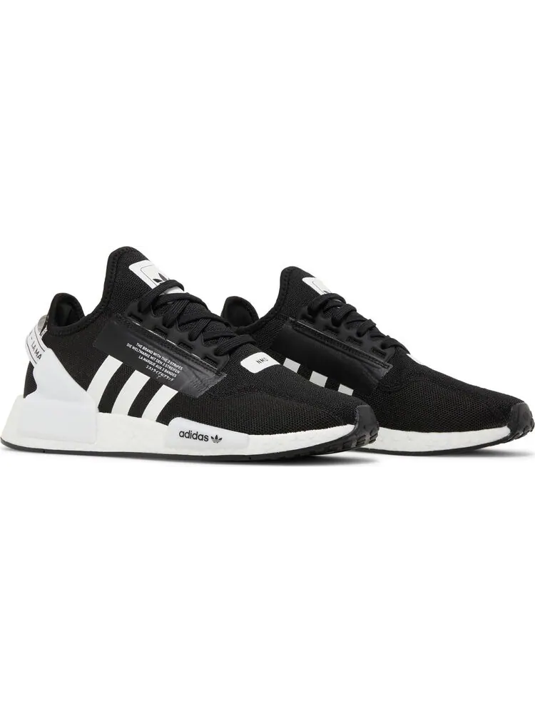 Кроссовки Adidas NMD_R1 V2 'Core Black White' — изображение 8 из 8, черный