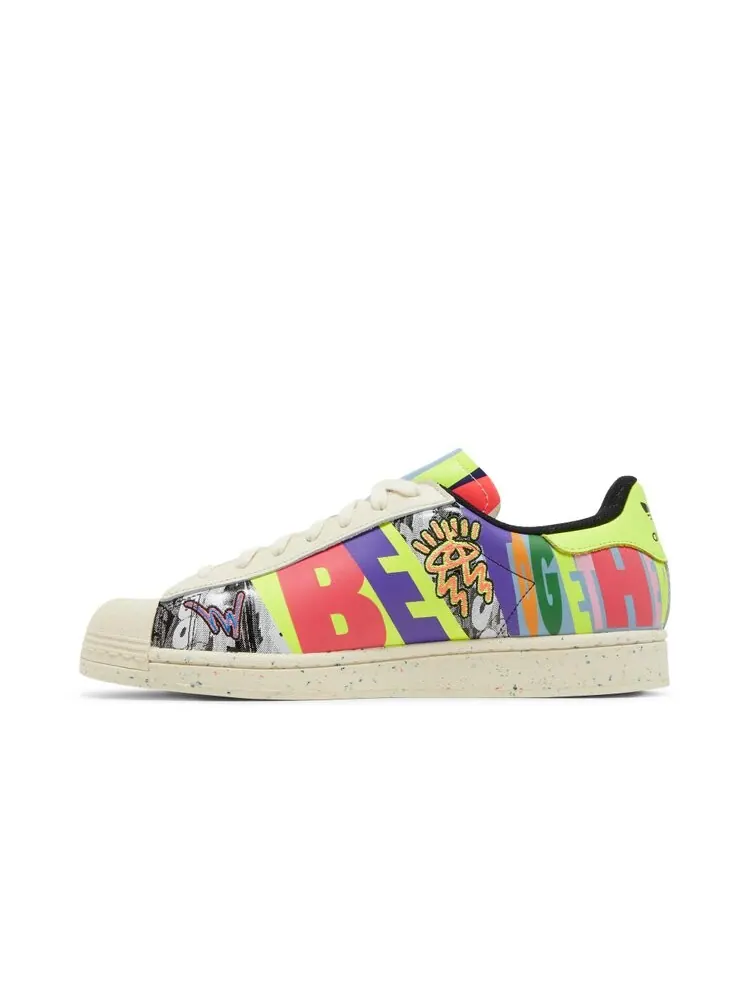 Кроссовки Adidas Kris Andrew Small x Superstar — изображение 3 из 4, белый