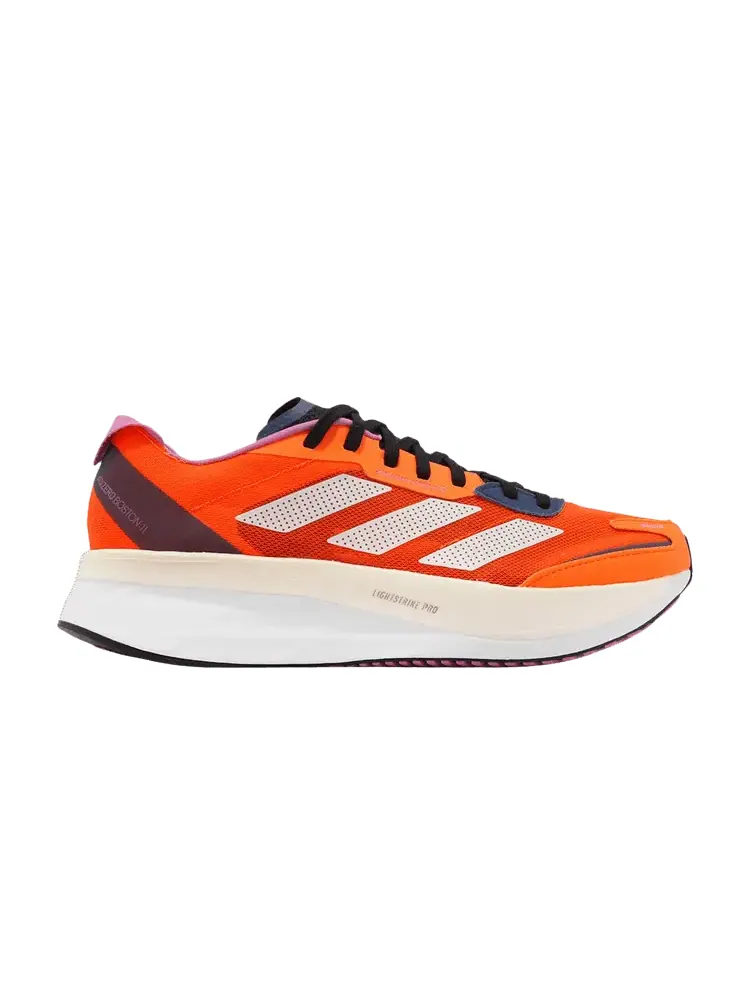Кроссовки adidas Adizero Boston 11 'Solar Orange' — изображение 1 из 1, оранжевый/белый