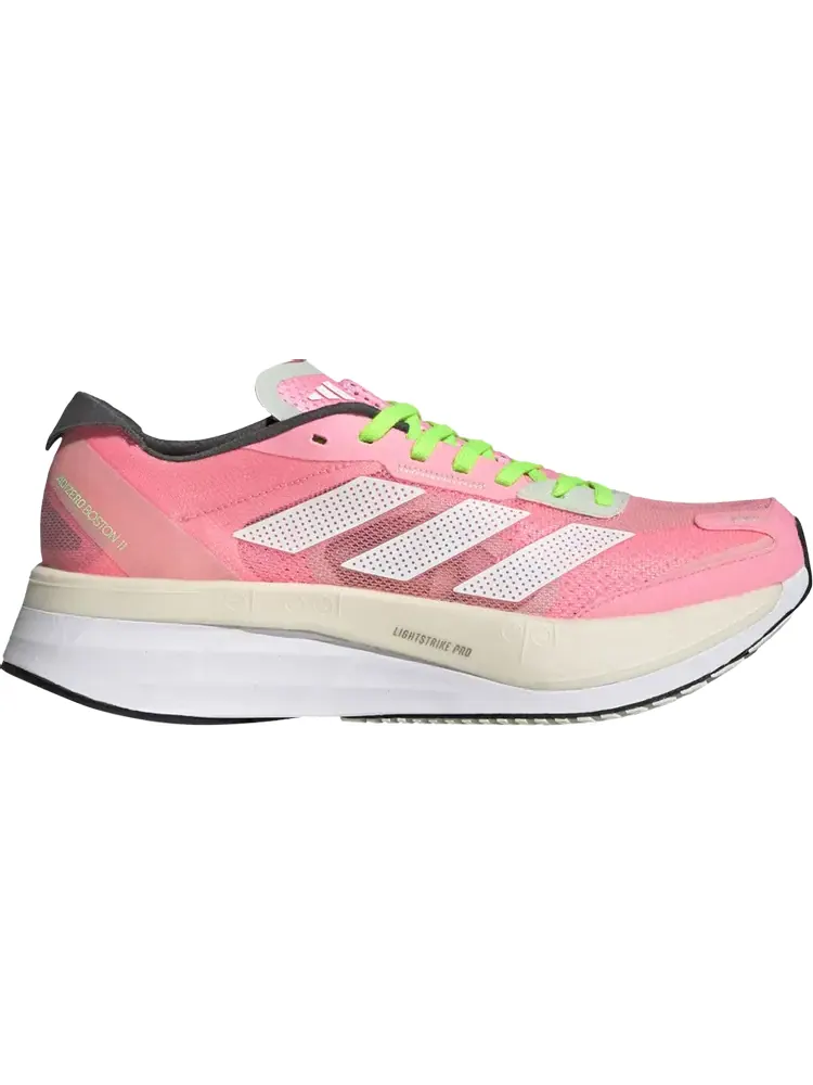 Кроссовки Adidas Wmns Adizero Boston 11 'Beam Pink Beam Green' — изображение 1 из 1, розовый