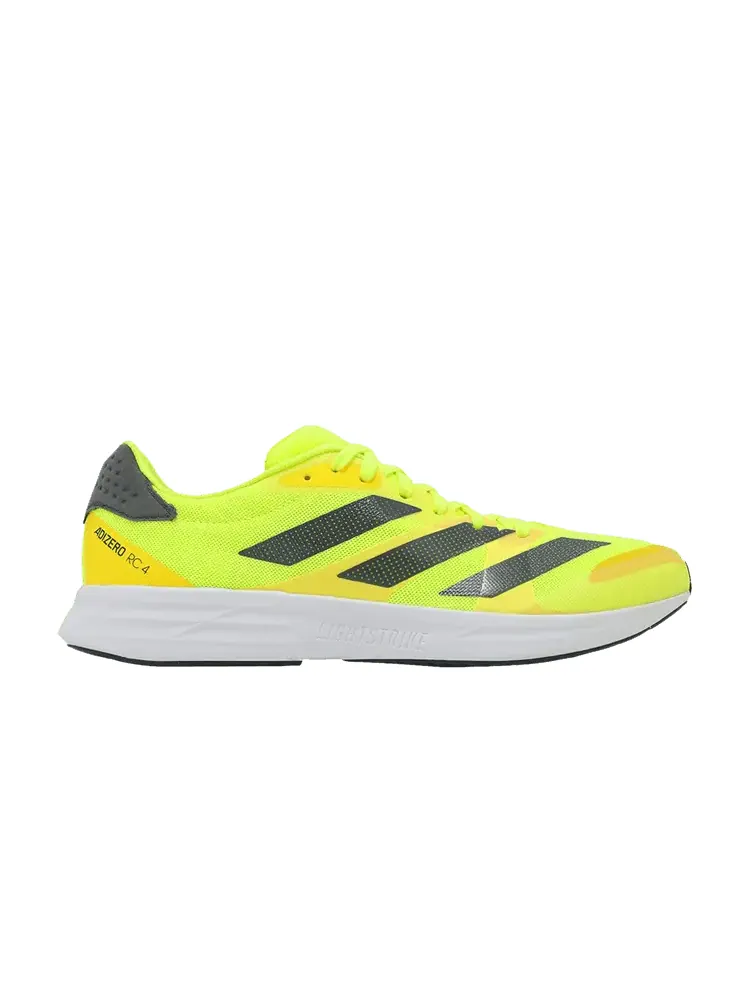 Кроссовки Adizero RC 4 'Solar Yellow Night Metallic' — изображение 1 из 1, желтый металлик