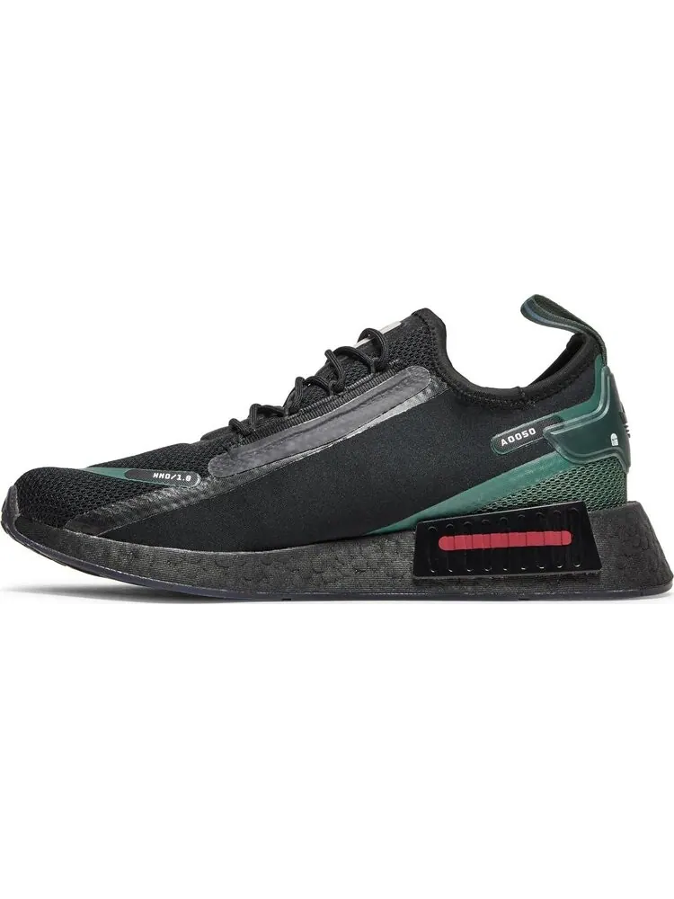Кроссовки Adidas Star Wars x NMD_R1 Spectoo 'Boba Fett' — изображение 3 из 8, черный