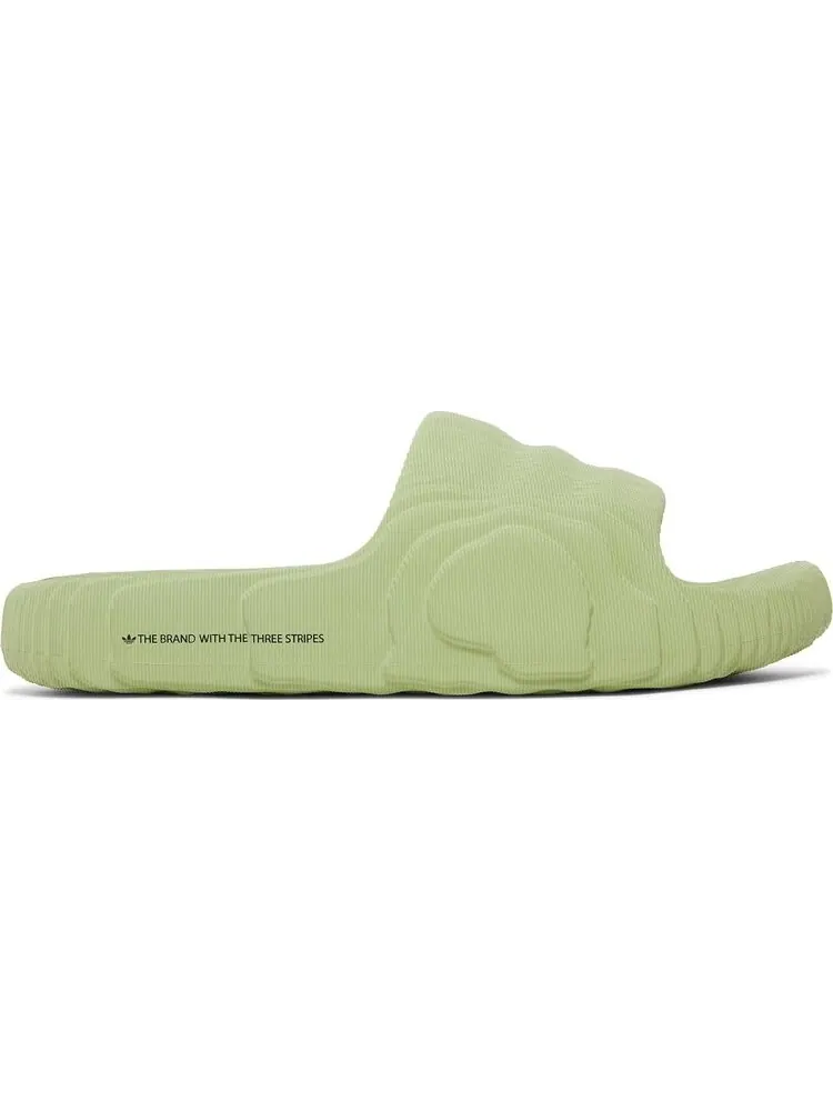 Сандалии Adidas Adilette 22 Slides 'Magic Lime' — изображение 1 из 10, зеленый