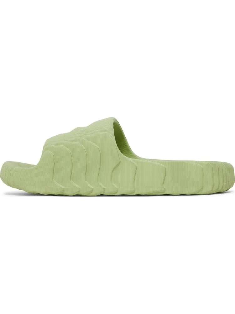 Сандалии Adidas Adilette 22 Slides 'Magic Lime' — изображение 3 из 10, зеленый