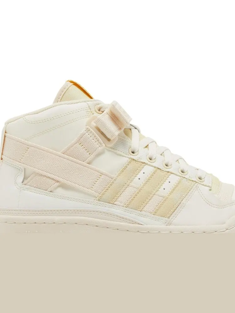 Кроссовки Adidas Parley x Forum Mid 'Off White' — изображение 2 из 8, бежевый
