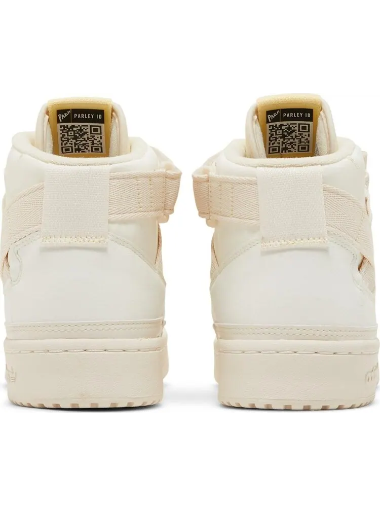 Кроссовки Adidas Parley x Forum Mid 'Off White' — изображение 6 из 8, бежевый