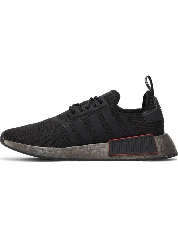 Кроссовки Adidas NMD_R1 'Black Grey' — изображение 3 из 8, черный