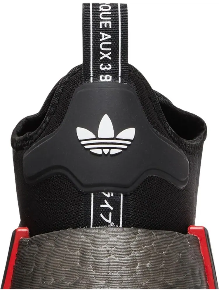 Кроссовки Adidas NMD_R1 'Black Grey' — изображение 7 из 8, черный