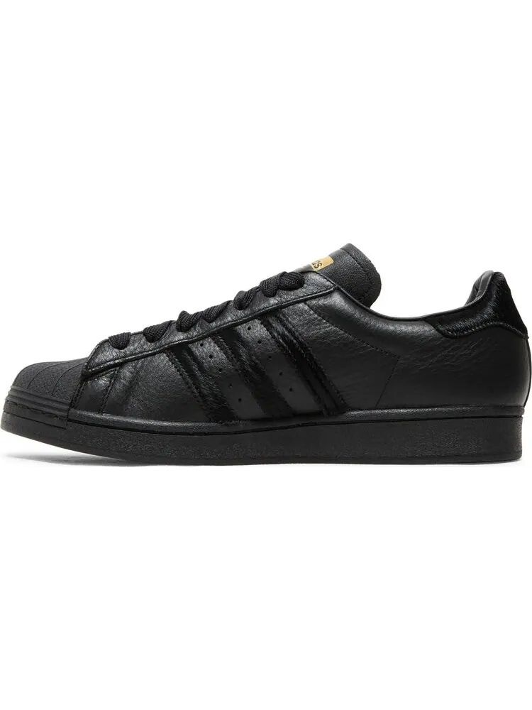 Кроссовки Adidas Kader Sylla x Superstar ADV 'Monochrome Black' — изображение 3 из 8, черный