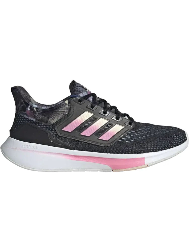 Кроссовки Adidas Wmns EQ21 Run 'Floral' — изображение 1 из 1, черный