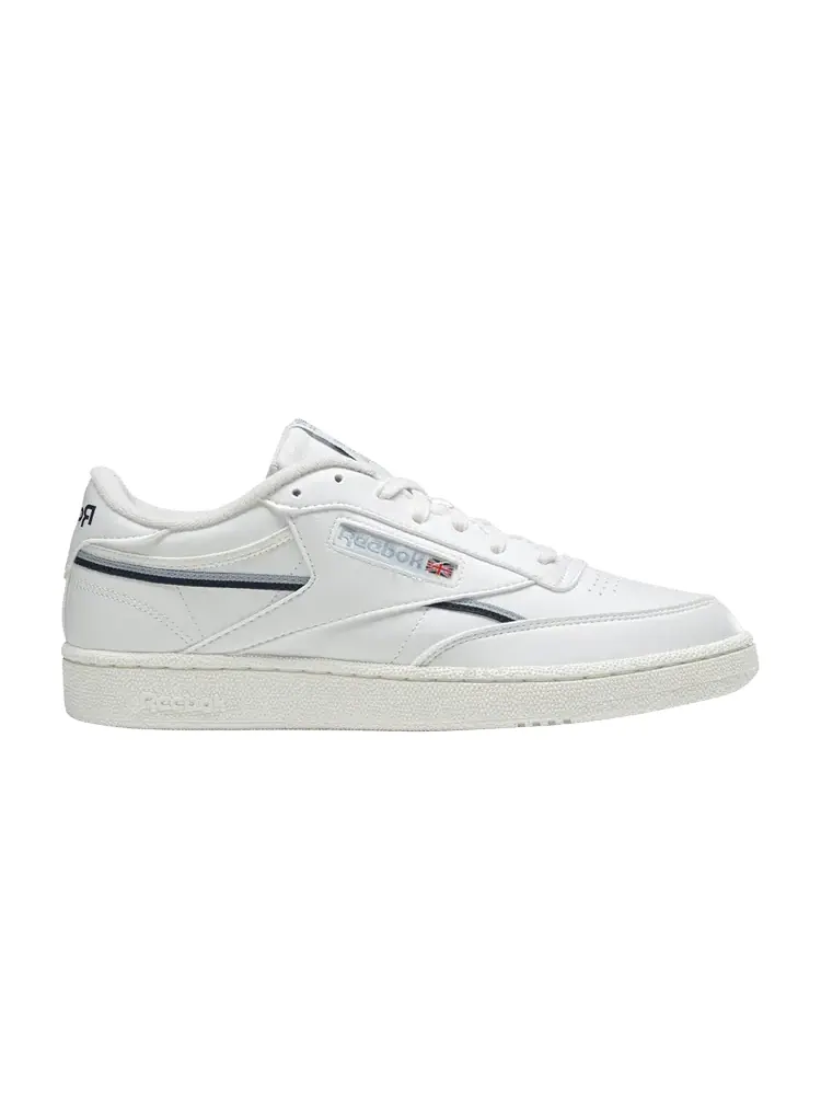 Кроссовки Reebok Club C 85 Vegan 'Chalk Gable Grey' — изображение 1 из 1, серый/темно-синий