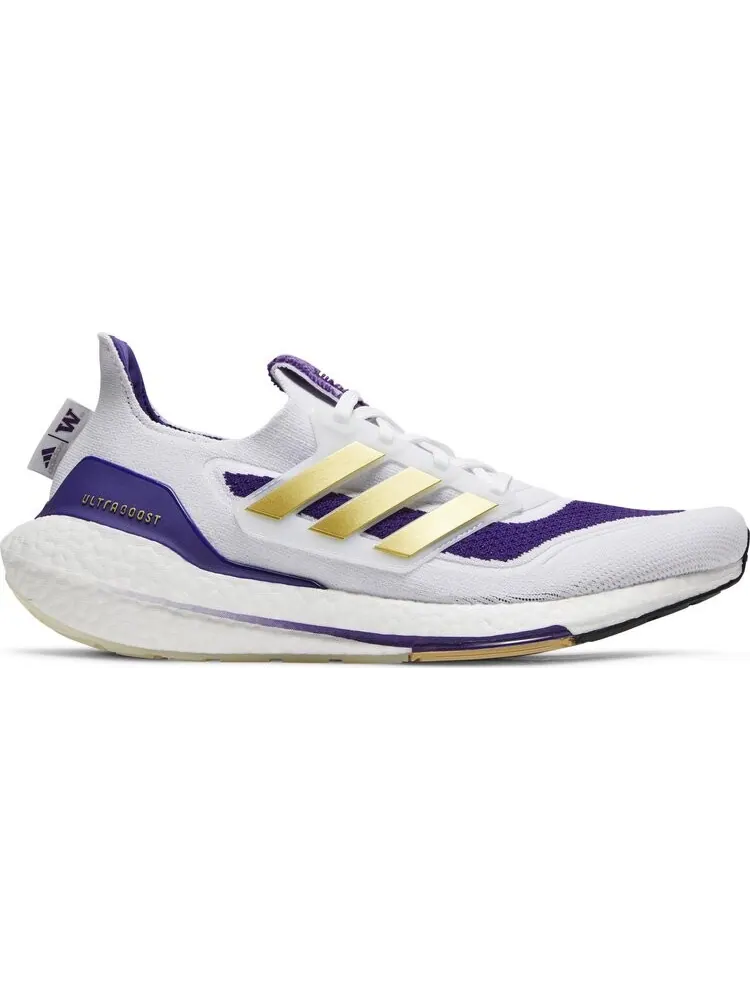 Кроссовки Adidas UltraBoost 21 'NCAA Pack - Washington' — изображение 1 из 8, фиолетовый